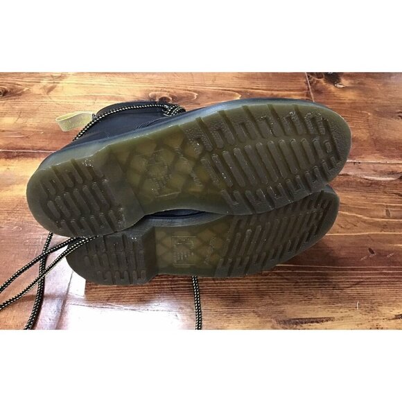 Men’s Dr. Martens Smooth Vegan Leather 8 Eyelet Boots Size 9 - Black - Picture 5 of 8